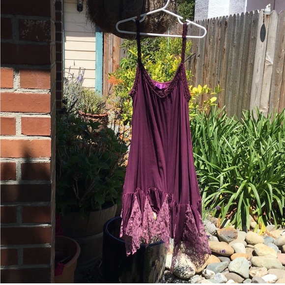 NWT Cotton and lace Godet slip dress - Picture 12 of 12